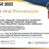 Gwangmin Bae received "ENGE 2022 Best Oral Award" from ENGE 2022 이미지